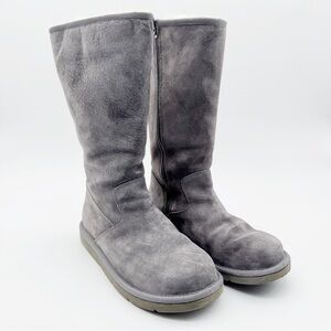 Gray Ugg Sunset II Boots Size 9
